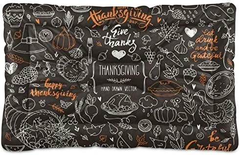 Dog Bed Cartoon Healthy Food Nuts Crate Pad Mat 24''x18'' Washable Pet Bed Cat Beds Soft Dog Mattress- Anti-Slip Kennel Pad Luxury Color 16 Dog Bed Cartoon Healthy Food Nuts Crate Pad Mat 24''x18'' Washable Pet Bed Cat Beds Soft Dog Mattress- Anti-Slip Kennel Pad Luxury Color - Image 14