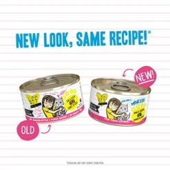 Weruva Best Feline Friend (B.F.F.), Batch 'O Besties Variety Pack, Wet Cat Food, 3oz Can (Pack Of 12) -Zoo Shop 51BkNSI418L