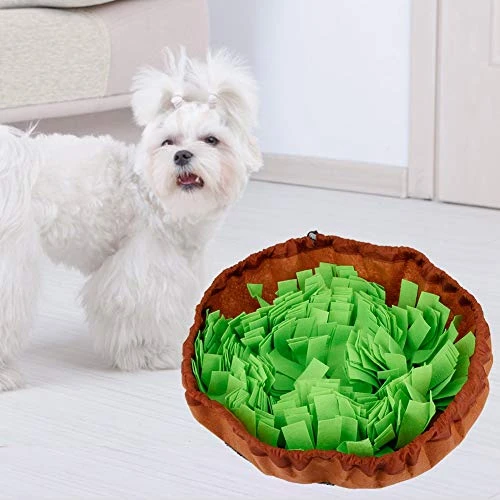 Bicaquu Dog Sniff Mat, Souptoys Training Playing Pet Morder Toy, For Cat Dog Stress Release Feeding Dog Food(Green) 8 Bicaquu Dog Sniff Mat, Souptoys Training Playing Pet Morder Toy, For Cat Dog Stress Release Feeding Dog Food(Green) - Image 6