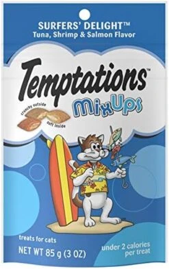 TEMPTATIONS MixUps Crunchy And Soft Cat Treats, Surfer's Delight Flavor, 30 Oz. Tub -Zoo Shop 51CDq1bRTL. AC