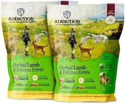 Addiction Homestyle Venison & Cranberry Dinner Raw Alternative Dog Food - Gently Air-Dried Complete Meal Or Dog Food Topper For Digestive And Skin And Coat Health, 2 Lb -Zoo Shop 51CJPXxf7GS. AC