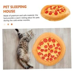 Balacoo 5pcs Cat Nest Pet Mats Cushion Pet Self Warming Pad Pizza Pet Mattress Plush Dog Toys Outdoor Pet Bed Big Cat Little Cat Kitten Bed Cat Toy Bed For Dogs Kitten Cage Keep Warm Cloth -Zoo Shop 51CKS6bSzJL