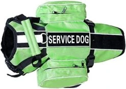 Pimaodog Dog Saddlebag Backpack, Back Pack Dog Harness, Camping & Travel Vest Harness, Reflective Hound Hiking Backpack Saddle Bag Lightweight, For Medium & Large Dogs (Hot Pink, L Girth 26-31") -Zoo Shop 51CMg8GvSaL. AC