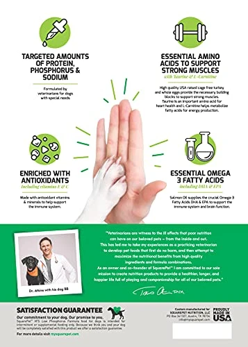 SquarePet VFS Low Phosphorus Formula Dry Dog Food 6 SquarePet VFS Low Phosphorus Formula Dry Dog Food - Image 4