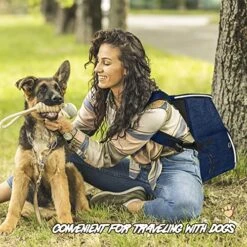 MEYELO Cat And Dog Travel Bag Backpack, Airline Approved Pet Supplies Backpack, Dog Travel Backpack With 2 Silicone Collapsible Bowls And 2 Food Baskets. -Zoo Shop 51CWXh9SrPL