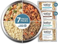 JustFoodForDogs Frozen Fresh Human Grade Dog Food, Sampler Variety Pack, (18 Oz - 7 Pack) -Zoo Shop 51CcyZI1 uL. AC