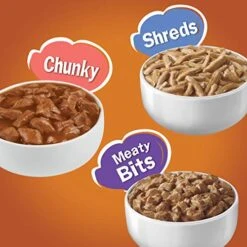 Purina Friskies Gravy Wet Cat Food Variety Pack, TurChicken Extra Gravy Chunky, Meaty Bits & Shreds - (40) 5.5 Oz. Cans 11 Purina Friskies Gravy Wet Cat Food Variety Pack, TurChicken Extra Gravy Chunky, Meaty Bits & Shreds - (40) 5.5 Oz. Cans -Zoo Shop 51CdMC4skbL