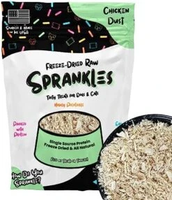 SPRANKLES Freeze Dried Chicken Liver Treats For Cats & Dogs - Single Ingredient All Natural Grain-Free, High Protein, Made In USA - Perfect For Training, Topper Or Snack (Chicken Liver, 6 Ounce) -Zoo Shop 51CeqaoH7oL. AC