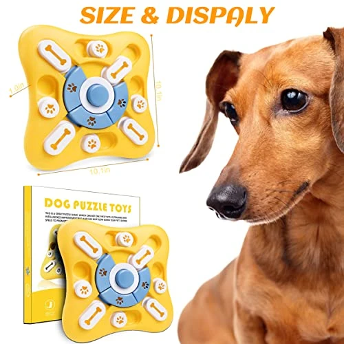 Dog Puzzle Toys,Slow Feeder Dog Bowls With Squeak Design For Dog,Interactive Dog Toys For IQ Training & Fun Feeding, Dog Games Puzzle Toys For Large,Small,Medium Dogs Puppies Cats 5 Dog Puzzle Toys,Slow Feeder Dog Bowls With Squeak Design For Dog,Interactive Dog Toys For IQ Training & Fun Feeding, Dog Games Puzzle Toys For Large,Small,Medium Dogs Puppies Cats - Image 3