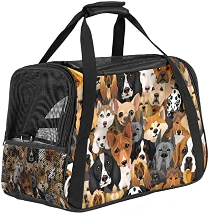 Pet Carrier Fast Food French Fries Potato Chips Soft-Sided Pet Travel Carriers For Cats,Dogs Puppy Comfort Portable Foldable Pet Bag Airline Approved 14 Pet Carrier Fast Food French Fries Potato Chips Soft-Sided Pet Travel Carriers For Cats,Dogs Puppy Comfort Portable Foldable Pet Bag Airline Approved - Image 12