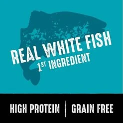 CRAVE Grain Free High Protein Adult Dry Dog Food, White Fish & Salmon, 12 Lb. Bag -Zoo Shop 51DIWLyEOVL