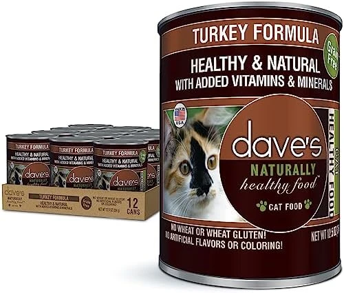Dave's Pet Food Grain Free Wet Cat Food (Chicken), Made In USA Naturally Healthy Canned Cat Food, Added Vitamins & Minerals, Wheat & Gluten-Free, 12.5 Oz (Case Of 12) 13 Dave's Pet Food Grain Free Wet Cat Food (Chicken), Made In USA Naturally Healthy Canned Cat Food, Added Vitamins & Minerals, Wheat & Gluten-Free, 12.5 Oz (Case Of 12) - Image 11