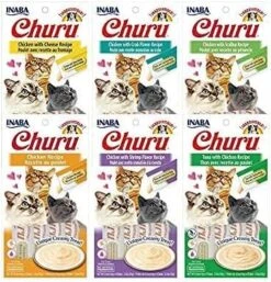 INABA Churu Lickable Purée Natural Cat Treats (Chicken Variety Pack, 24 Tubes) -Zoo Shop 51DZMuce2IL. AC