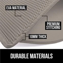 Gorilla Grip Pet Feeding Mat And Honeycomb Cat Litter Mat, Both In Beige Color, Feeding Mat Size 18.5x11.5, Cat Mat Size 24x15, Water Resistant, 2 Item Bundle 13 Gorilla Grip Pet Feeding Mat And Honeycomb Cat Litter Mat, Both In Beige Color, Feeding Mat Size 18.5x11.5, Cat Mat Size 24x15, Water Resistant, 2 Item Bundle -Zoo Shop 51DZVpSUxPS