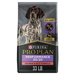 Purina Pro Plan High Energy, High Protein Dog Food, SPORT 30/20 Salmon & Rice Formula - 33 Lb. Bag
