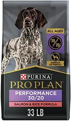 Purina Pro Plan High Energy, High Protein Dog Food, SPORT 30/20 Salmon & Rice Formula - 33 Lb. Bag -Zoo Shop 51Dc1eKYq1L. AC