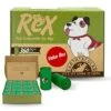 REX Certified Home Compostable Dog Poop Bags, Plant-Based, Unscented, Ultra Thick And Leak-Proof, 9 X 13 Waste Bags, 360 Count -Zoo Shop 51DdBromoeL