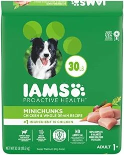 IAMS Adult Minichunks Small Kibble High Protein Dry Dog Food With Real Chicken, 40 Lb. Bag -Zoo Shop 51DjFJxGuzL. AC