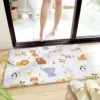 Cartoon Animal Zoo Decorative Doormat 18"x30", Non Slip Non Shedding Absorbent Indoor Area Rug, Washable Thick Plush Door Mat For Front Layered Kitchen Bathroom, Dog Tiger Lion Elephant Penguin Goat 1 Cartoon Animal Zoo Decorative Doormat 18"x30", Non Slip Non Shedding Absorbent Indoor Area Rug, Washable Thick Plush Door Mat For Front Layered Kitchen Bathroom, Dog Tiger Lion Elephant Penguin Goat -Zoo Shop 51DkqKBVJsL