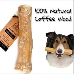 Pet Full House WoofWood Dog Chew Sticks, Safe, Natural & Healthy Chew Toys, Real Coffee Wood, Long Lasting, Durable Chewable Stick And Toy, Aggressive Chewers For Dogs, Dog Chew Bones, (Large) -Zoo Shop 51DuJ4Q vL. AC 2