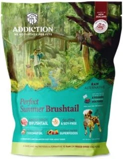 Addiction Homestyle Venison & Cranberry Dinner Raw Alternative Dog Food - Gently Air-Dried Complete Meal Or Dog Food Topper For Digestive And Skin And Coat Health, 2 Lb -Zoo Shop 51DxMGO9lS. AC
