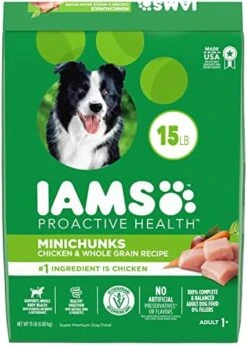 IAMS Adult Minichunks Small Kibble High Protein Dry Dog Food With Real Chicken, 30 Lb. Bag -Zoo Shop 51EME1fU4UL. AC 1
