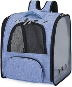 LEFEDA Cat Backpack Pet Bag For Dogs Portable Carrier Bags Comfort Carrier For Small Medium Dog Pet Backpack Carrier (Color : Gray) -Zoo Shop 51EPMdstUL. AC