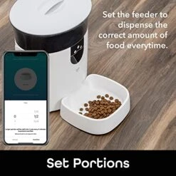 Geeni 7L Automatic Cat Feeders With Smart Home Pet Camera, Timer & Voice, Automatic Dog Feeder For Alexa & Google -Zoo Shop 51EUCgiqgqL