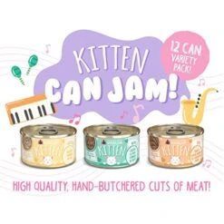 Weruva Kitten, Kitten Can Jam! Variety Pack, 3oz Can (Pack Of 12) 19 Weruva Kitten, Kitten Can Jam! Variety Pack, 3oz Can (Pack Of 12) -Zoo Shop 51EXGqvTbgL