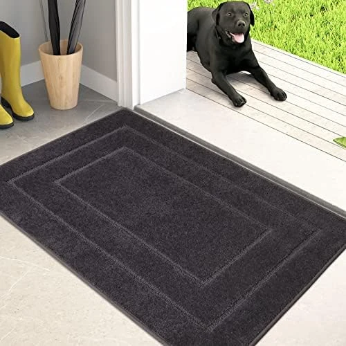 PURRUGS Dirt Trapper Door Mat 32" X 70", Non-Slip/Skid Machine Washable Entryway Rug, Dog Door Mat, Super Absorbent Welcome Mat For Muddy Wet Shoes And Paws, Burgundy Red 12 PURRUGS Dirt Trapper Door Mat 32" X 70", Non-Slip/Skid Machine Washable Entryway Rug, Dog Door Mat, Super Absorbent Welcome Mat For Muddy Wet Shoes And Paws, Burgundy Red - Image 10