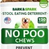 NO Poo Treats - Prevent Dog Poop Eating - Coprophagia Treatment - Stool Eating Deterrent - Probiotics & Enzymes - Digestive Health + Breath Aid - Made In USA - 120 Chews -Zoo Shop 51EyzvGVm6L