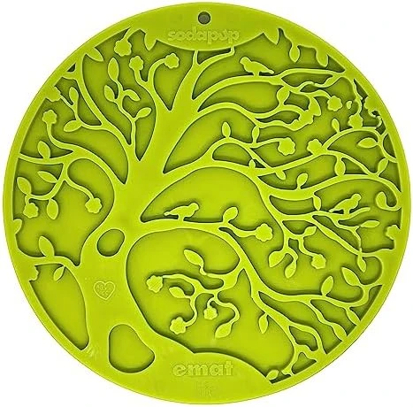 SodaPup Bones EMat – Durable Lick Mat Feeder Made In USA From Non-Toxic, Pet-Safe, Food Safe Rubber For Mental Stimulation, Avoiding Overfeeding, Fresh Breath, Digestive Health, Calming, & More 12 SodaPup Bones EMat – Durable Lick Mat Feeder Made In USA From Non-Toxic, Pet-Safe, Food Safe Rubber For Mental Stimulation, Avoiding Overfeeding, Fresh Breath, Digestive Health, Calming, & More - Image 10