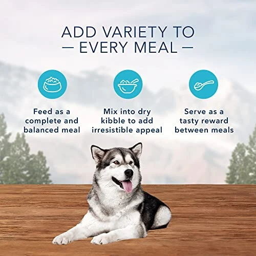 Blue Buffalo Wilderness High Protein Natural Adult Wet Dog Food Plus Wholesome Grains, Beef & Chicken Grill 12.5-oz Cans (Pack Of 12) 6 Blue Buffalo Wilderness High Protein Natural Adult Wet Dog Food Plus Wholesome Grains, Beef & Chicken Grill 12.5-oz Cans (Pack Of 12) - Image 4