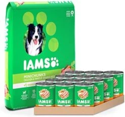 IAMS Adult Minichunks Small Kibble High Protein Dry Dog Food With Real Chicken, 40 Lb. Bag -Zoo Shop 51FVV9s2y4L. AC