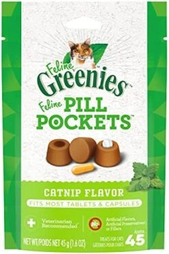 Greenies Pill Pockets Salmon Treats For Cat 45 Oz. 1 Pk -Zoo Shop 51FVcP0onBL. AC