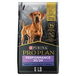 Purina Pro Plan Sport Performance 30/20 Turkey, Duck & Quail Formula Dry Dog Food - 6 Lb. Bag