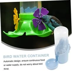 Yardwe Parrot Drinking Fountain Japanese Water Bottle Doggie Water Bottle Standing Bird Feeder Poultry Water Feeder Bird Feeder Bowl Proof Bird Cup Bird Cage Water Dispenser Feeding Food -Zoo Shop 51Fpng5boXL