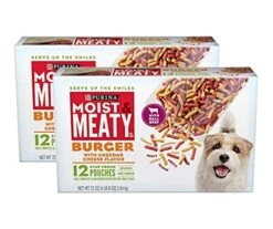 Purina Moist And Meaty Burger Cheese, 2 Pack
