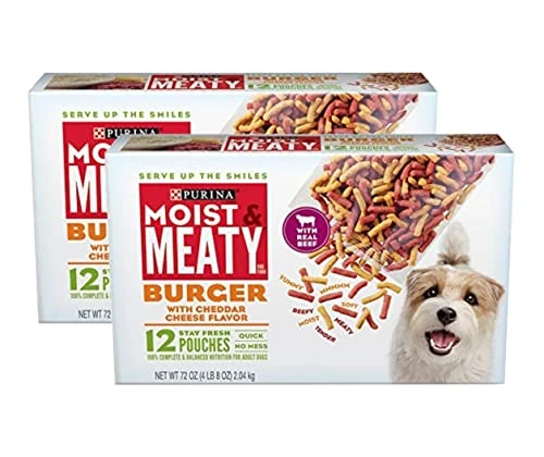 Purina Moist And Meaty Burger Cheese, 2 Pack 3 Purina Moist And Meaty Burger Cheese, 2 Pack