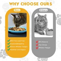 12 Pieces Ceramic Shallow Cat Food Dish 6 Inch Whisker Fatigue Free Cat Bowl Cat Dishes Cat Wet Feeding Bowls Wide And Small Pet Feeding Plates Dishwasher Safe For Kittens And Short Legged Cat -Zoo Shop 51G8o6petzL