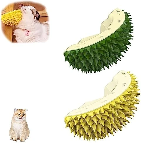 ZOVALI Durian Multifunctional Toys,Durian Cat Scratcher, Cat Scratcher Durian Comb, Massaging And Removing Floating Hair Cat Dog Mint Toys (Green+Yellow) 9 ZOVALI Durian Multifunctional Toys,Durian Cat Scratcher, Cat Scratcher Durian Comb, Massaging And Removing Floating Hair Cat Dog Mint Toys (Green+Yellow) - Image 7