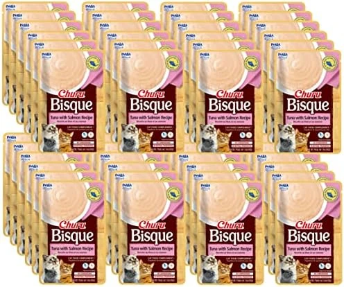 INABA Churu Bisque Lickable Treats For Cats, Creamy Purée Bisque With Vitamin E & Green Tea Extract, 1.4 Ounces Per Pouch, (48 Servings), Chicken With Beef Recipe 8 INABA Churu Bisque Lickable Treats For Cats, Creamy Purée Bisque With Vitamin E & Green Tea Extract, 1.4 Ounces Per Pouch, (48 Servings), Chicken With Beef Recipe - Image 6