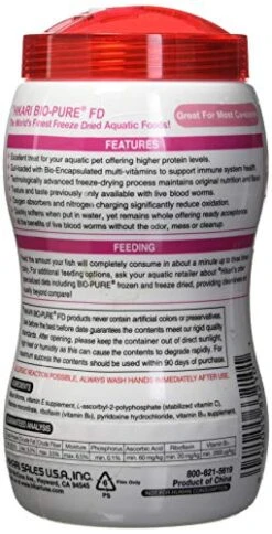 Hikari Bio-Pure Freeze Dried Blood Worms For Pets, 1.58-Ounce -Zoo Shop 51GDpLT5pKL