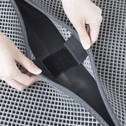 ALIKKA Dog Food Mat Household Pet Pads Kennel Cage Pads Pet Sand Pads Cat Litter Pads (Color : Gray, Size : 45x30cm) -Zoo Shop 51GLAd7HsqL