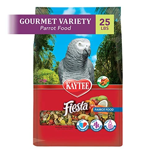 Kaytee Fiesta Parrot Food 25 Pound Bag 3 Kaytee Fiesta Parrot Food 25 Pound Bag