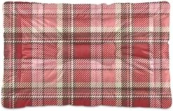 Ultra Soft Dog Cat Crate Bed Blanket-Retro Red Black And Yellow Plaid Fluffy Pet Bed All Season-Short Pile-Anti-Slip Pet Beds 24"x18" -Zoo Shop 51GbTenW2NL. AC