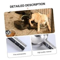 Balacoo 3pcs Stainless Steel Scoop Pet Feeder Dog Treat Scoop Pet Feeding Scoop Stainless Ice Scoop Cat Food Scoop Stainless Steel Shovel Durable Dog Food Spoon Feed The Cat Ice Spoon -Zoo Shop 51Gd6Y6viJL
