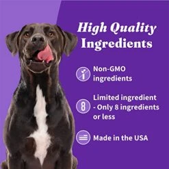 Halo Plant-Based Dog Treats Variety Pack, Oats & Blueberries, Peanut Butter & Banana, Peanuts & Pumkin, Vegan Dog Treat Pouch, 8oz Bag, 3 Count -Zoo Shop 51GmVsU1PZL