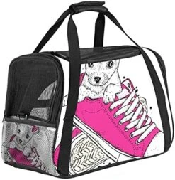 Pet Carrier Cute Cartoon Rolls And Sushi In Kawaii Japanese Food Soft-Sided Pet Travel Carriers For Cats,Dogs Puppy Comfort Portable Foldable Pet Bag Airline Approved -Zoo Shop 51GnGyH3xbS. AC