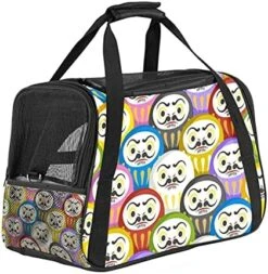 Pet Carrier Japanese Food Takoyaki Octopus Illustration Soft-Sided Pet Travel Carriers For Cats,Dogs Puppy Comfort Portable Foldable Pet Bag Airline Approved -Zoo Shop 51H1q4W71LS. AC